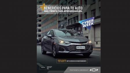 Chevrolet ofrece descuentos en el CyberMonday