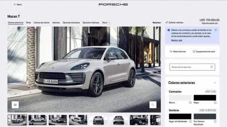 Porsche Argentina habilita la segunda generación de su Car Configurator